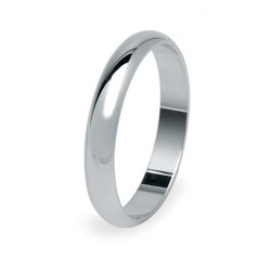 Fede Classica 3 grammi in Oro Giallo o Oro Bianco 18Kt